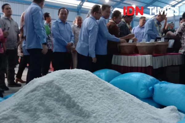 Harga Anjlok, Petani di Pati Memilih Timbun Garam