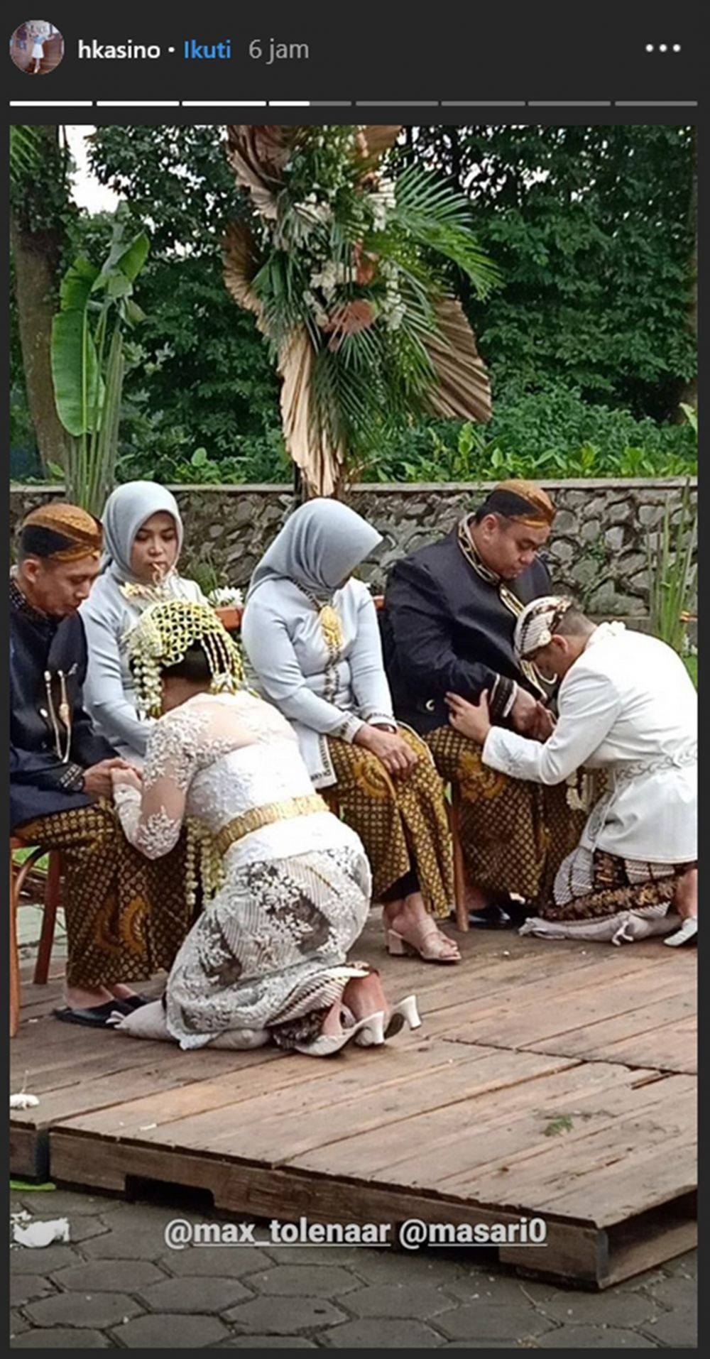 Indro Jadi Saksi Nikah, 10 Momen Pernikahan Satrio Anak Dono Warkop