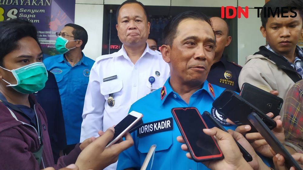 BNNP Sulsel Musnahkan 3,7 Kg Sabu Sitaan dari 4 Kurir Lintas Negara  