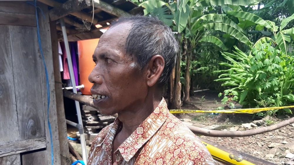 Sumur Milik Warga Dusun Kerjo II Gunungkidul Mendadak Amblas