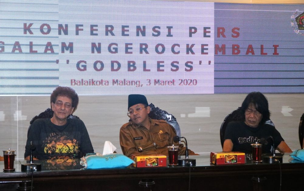 Grup Rock Legendaris God Bless bakal Guncang Kota Malang