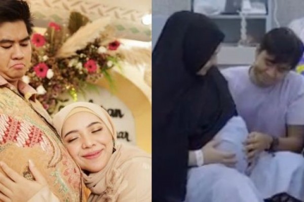 10 Momen Mesra Arif Mak Beti Dampingi Istri Hamil Hingga Melahirkan