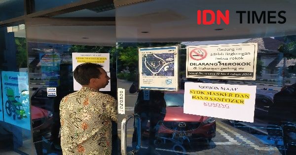 Resah Virus Corona, Stok Masker dan Antiseptik di Semarang Langka  