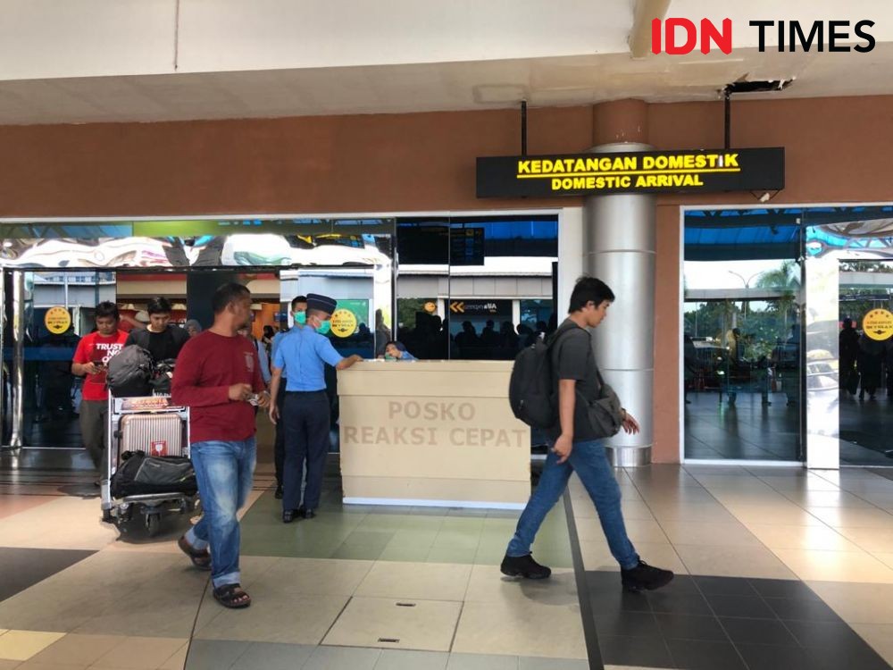 Libur Panjang, Bandara SMB II Alami Lonjakan Penumpang 13 Persen