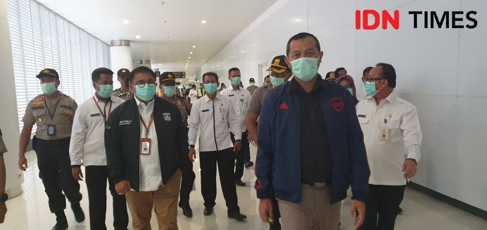 4 Orang Suspect Corona, Wali Kota Balikpapan Cek Bandara Sepinggan