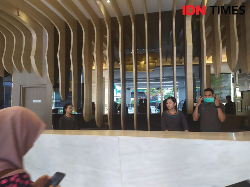 Front Office di Sejumlah Hotel Palembang Mulai Tersaji Sanitizer 