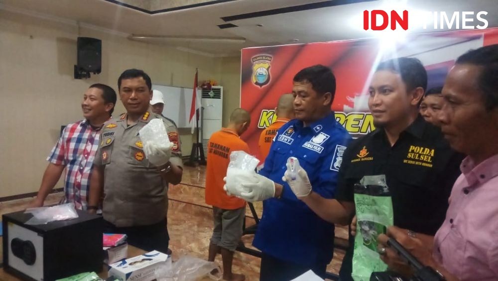 Urung Beredar di Makassar, Sabu 1,8 Kg Dikontrol Napi Lapas Kendari
