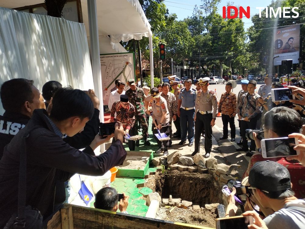 Ini Alasan Ada Kampung Tertib Lalu Lintas di Jalan Trunojoyo Bandung