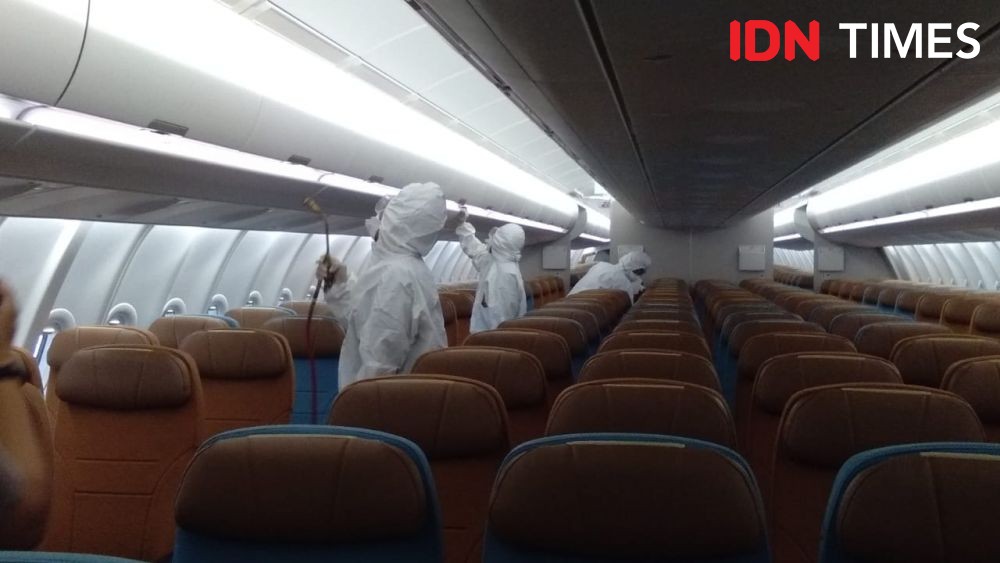 KKP Minta Maskapai Asing Semprot Pesawatnya Sebelum ke Indonesia