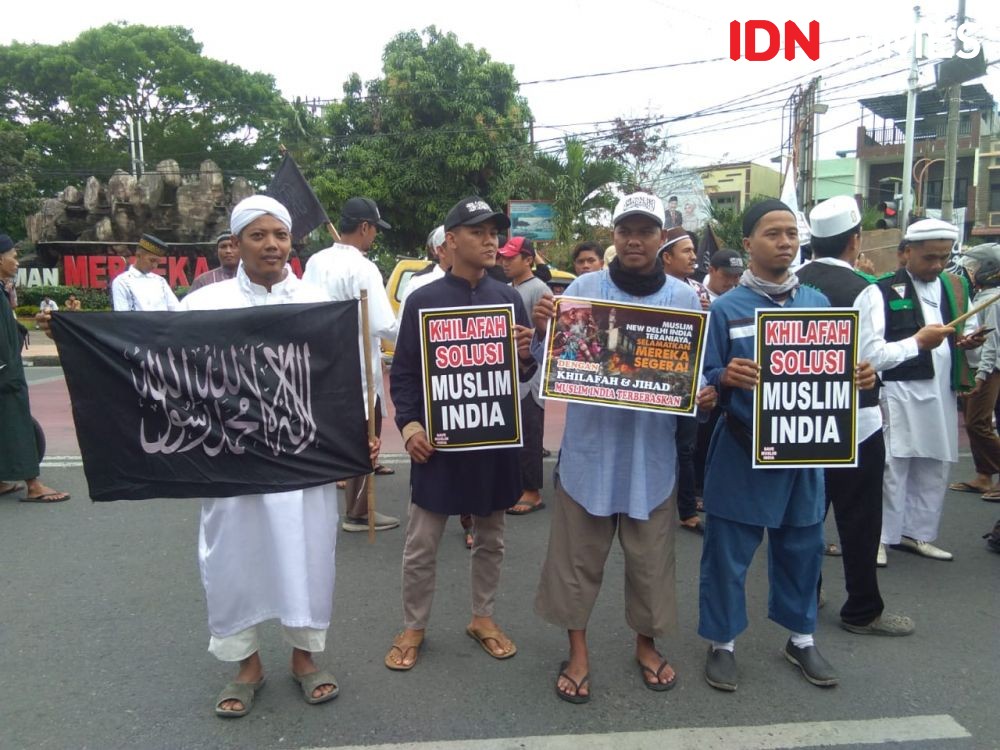 Kecam Kekerasan terhadap Muslim India, Ini Tuntutan Massa di Binjai 
