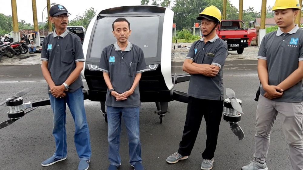 Drone Taksi Pertama di Indonesia Diuji Coba di Gunungkidul‎