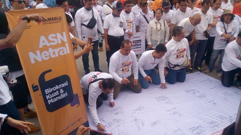 Rakor di Makassar, Bawaslu Singgung Kerawanan Netralitas ASN di Pemilu