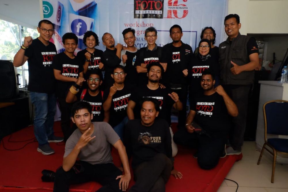 HUT Ke-16 PFI Medan, Belajar Visual Jurnalisme ala Eddy Hasby