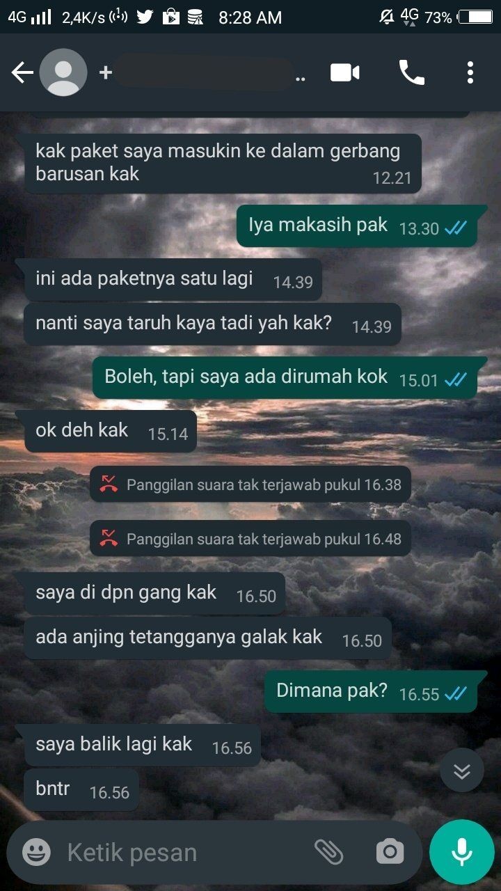 10 Screenshot Chat Kocak Ini Buktikan Kurir Paket Juga Bisa Ngelawak
