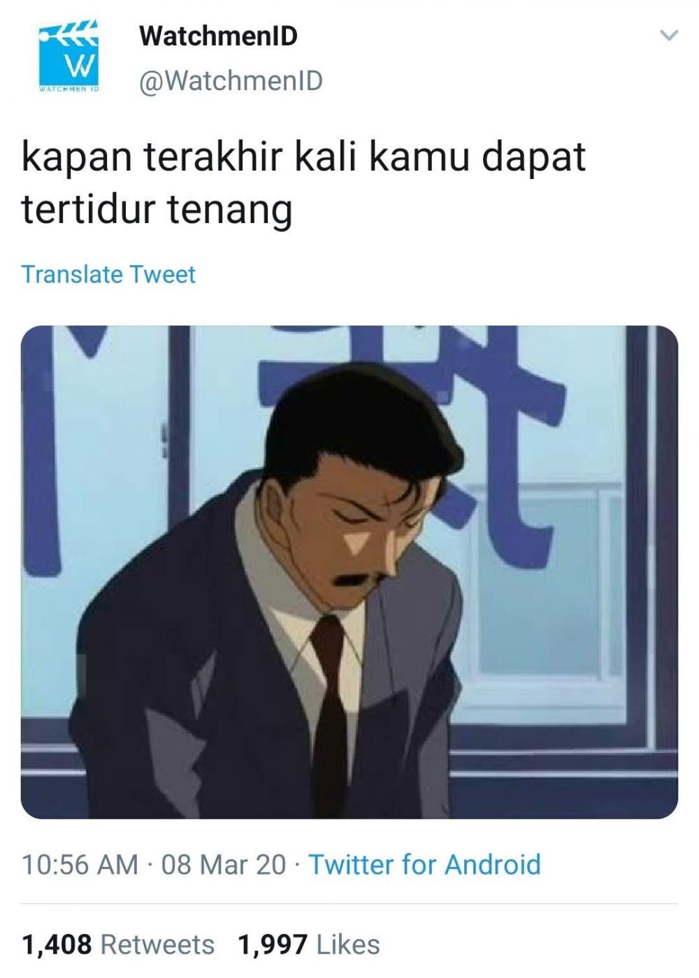 Bikin Ngakak! 9 Meme 'Kapan Terakhir Kali Kamu Dapat Tertidur Tenang'