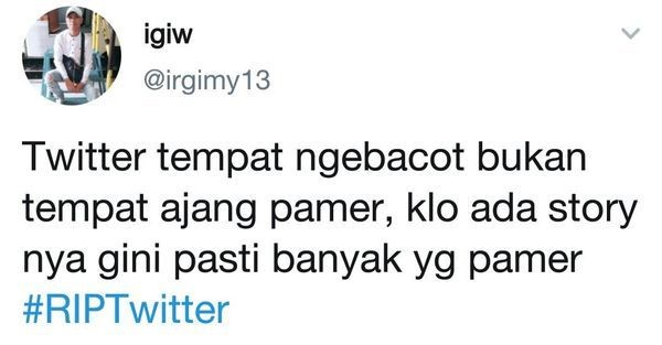 Twitter Munculkan Fitur Story, Begini 10 Reaksi Netizen Indonesia