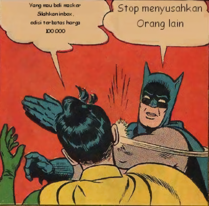 10 Meme Azab untuk Penimbun Masker yang Nampol Tapi Kocak