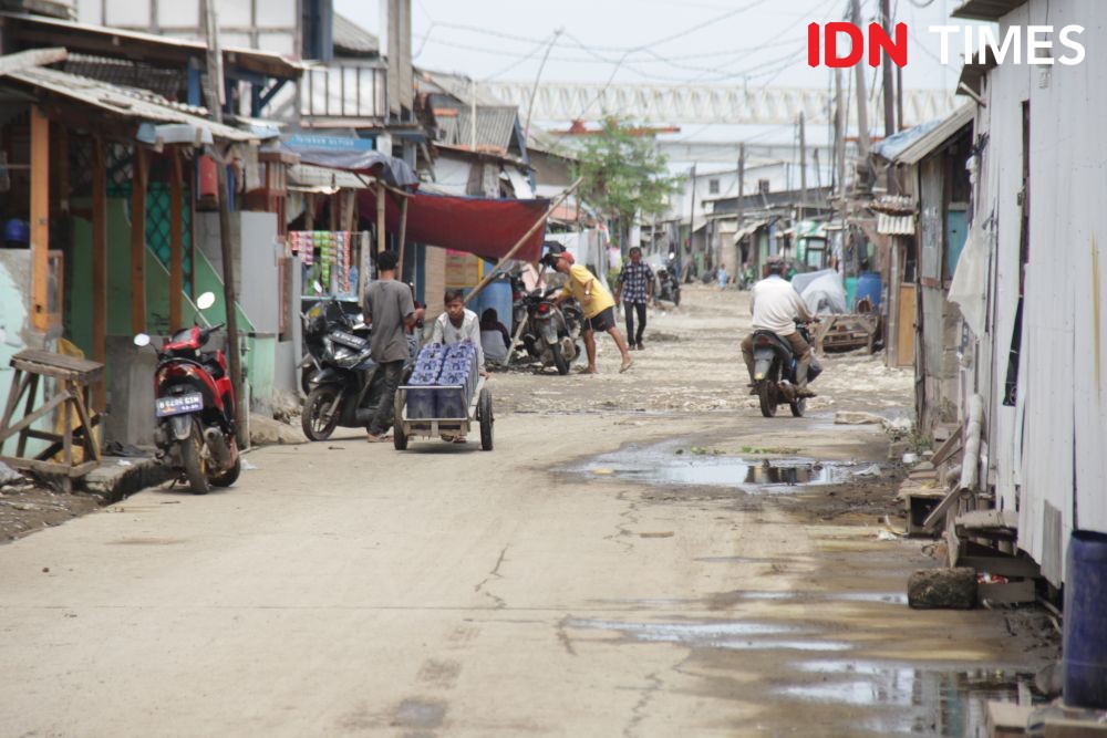  FOTO Wajah Kumuh Dadap Daerah Padat Penduduk  di Tangerang