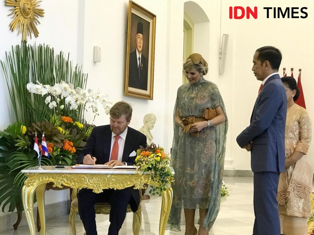 Sedah Mirah, Cucu Jokowi Ikut Berfoto Bersama Raja dan Ratu Belanda