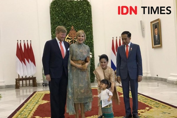 Sedah Mirah, Cucu Jokowi Ikut Berfoto Bersama Raja dan Ratu Belanda