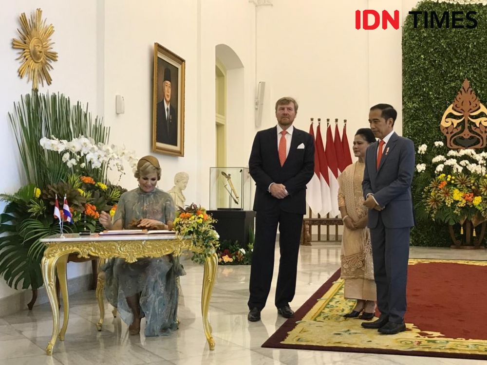 Sedah Mirah, Cucu Jokowi Ikut Berfoto Bersama Raja dan Ratu Belanda
