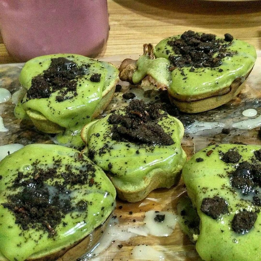  Resep  Kue  Cubit  Green  Tea  yang Empuk dan Lumer di Mulut 