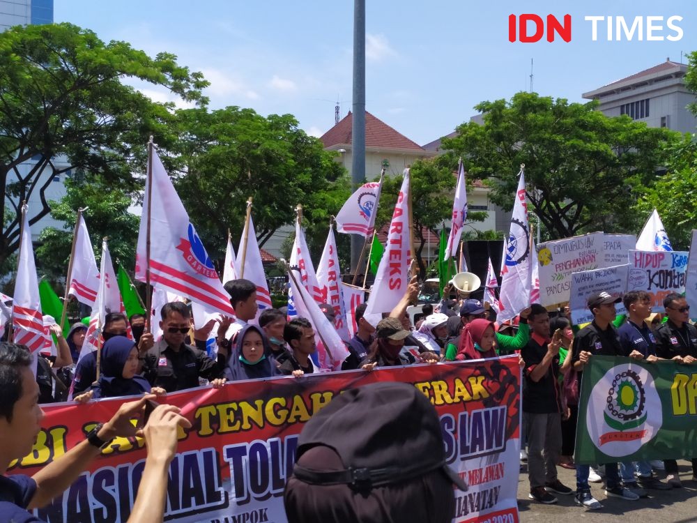 DPR Lanjut Bahas Omnibus Law, Serikat Buruh Kaltim Ancam Gelar Aksi 