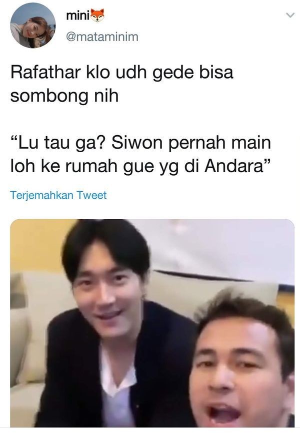 Siwon Kunjungi Raffi Ahmad, 10 Netizen Ini Bayangkan Jadi Rafathar