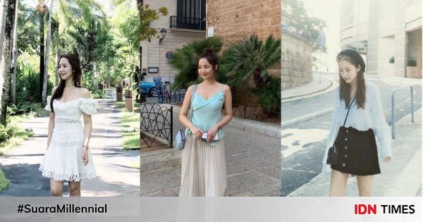 9 ootd feminin nan anggun ala park minyoung, bikin semua terlena