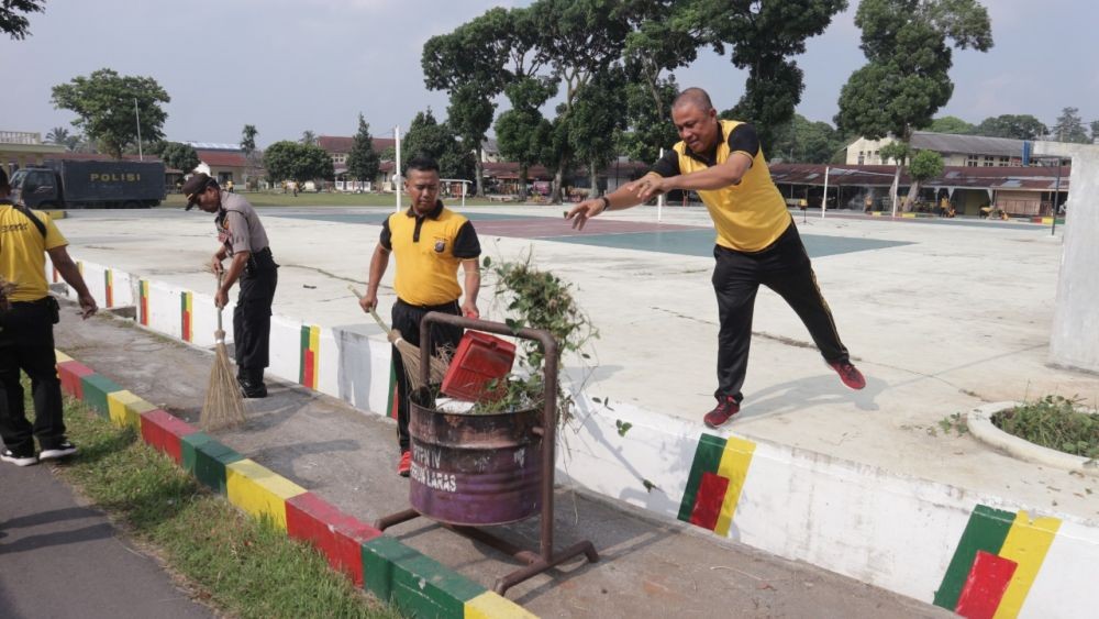 Cegah Virus Corona, Kapolres Simalungun Larang Anggota Jabat Tangan