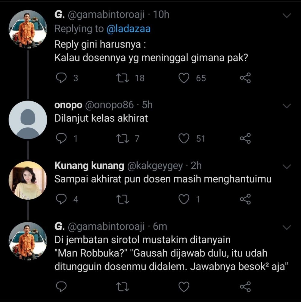 10 Chat sama Dosen yang Bikin Panik, Suruh Mahasiswa Tetap Masuk