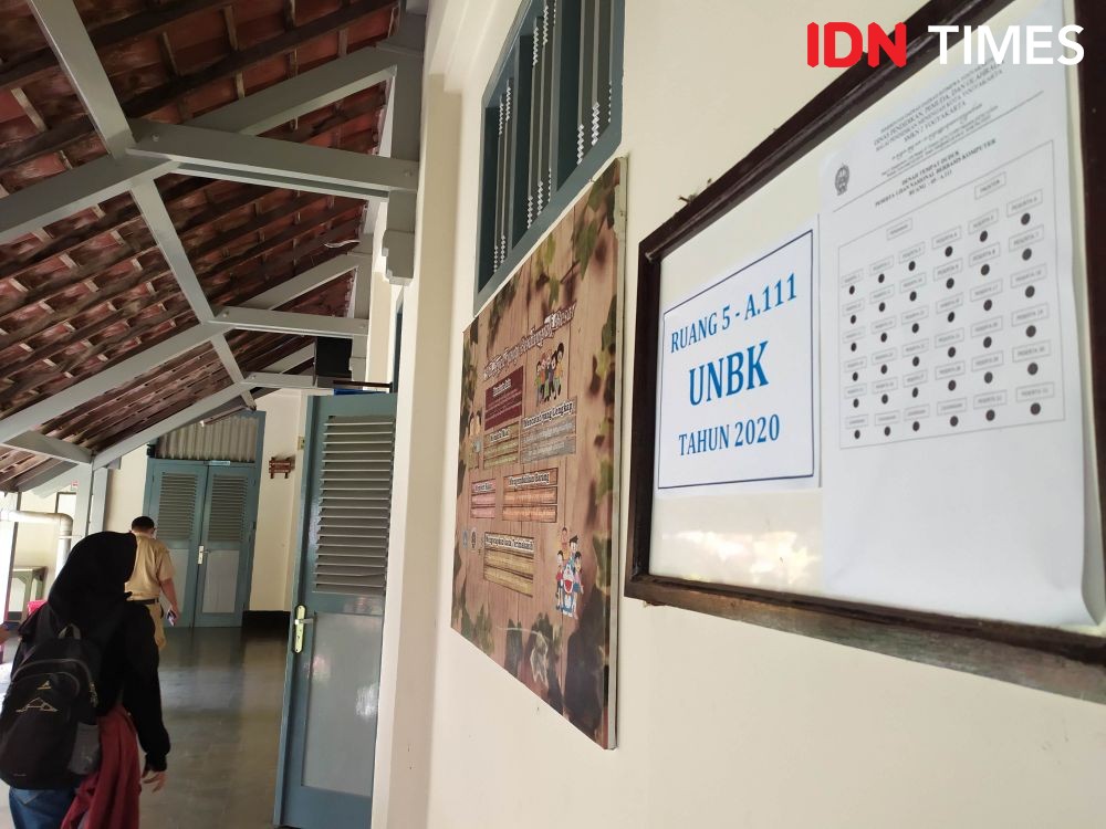 UNBK Tetap Berjalan, SMK N 2 Yogyakarta Berlakukan Cek Suhu Tubuh