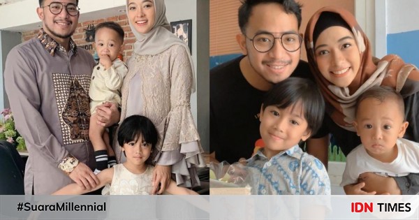 Jalan 7 Tahun Menikah, 10 Potret Harmonis Poppy Bunga dan Keluarga