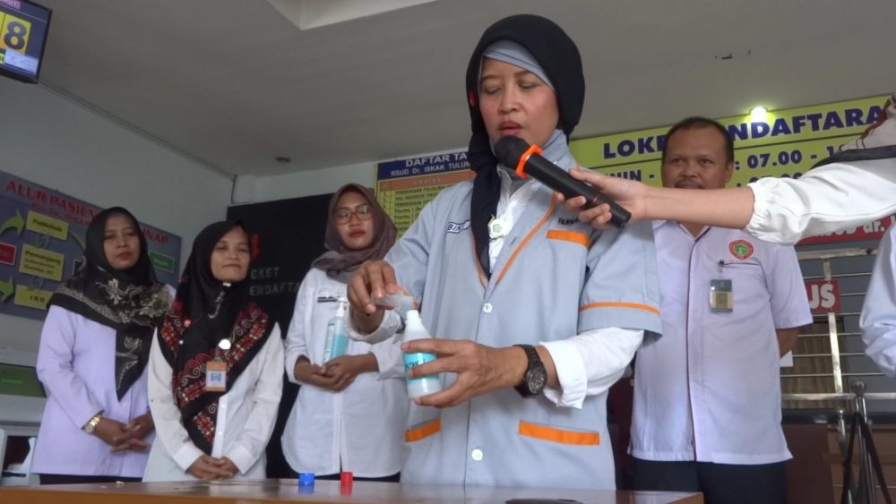 RSUD Dr Iskak Tulungagung Sosialisasikan Pembuatan Hand Sanitizer