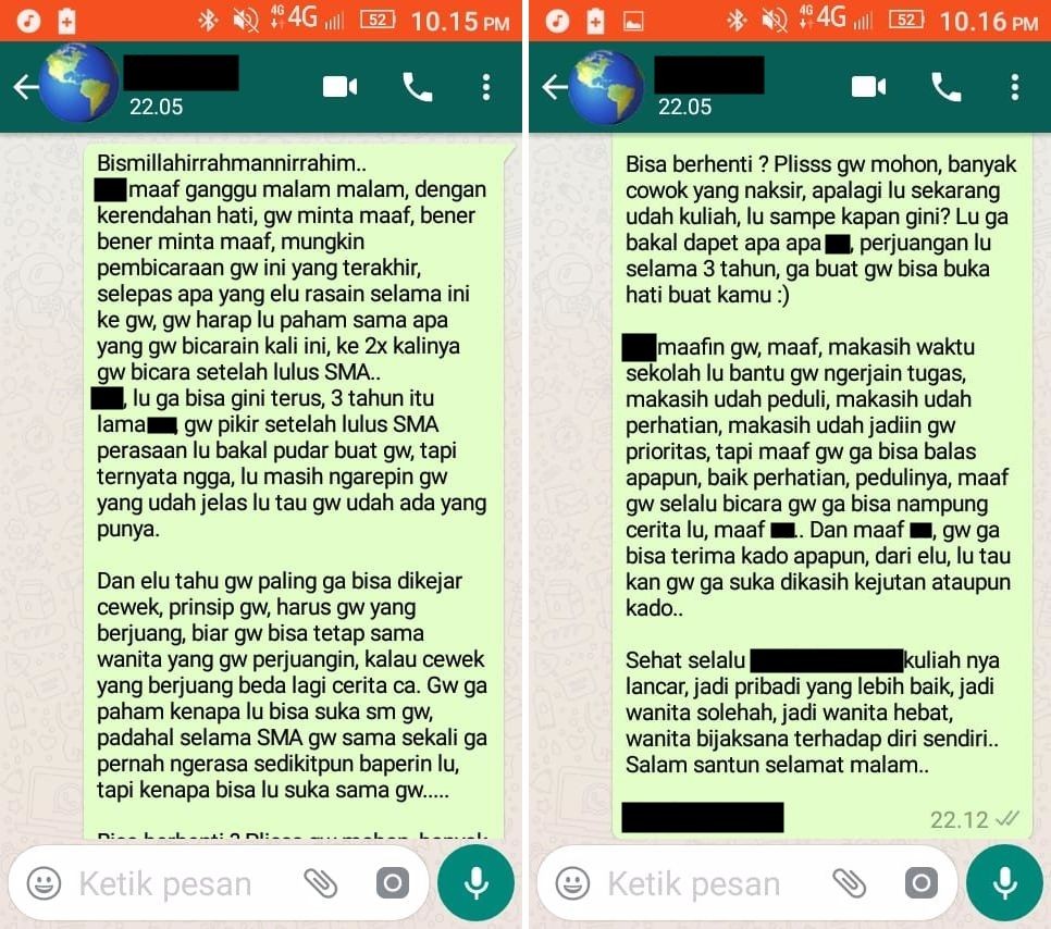 Kisah Cewek Mengejar Cinta Selama 3 Tahun