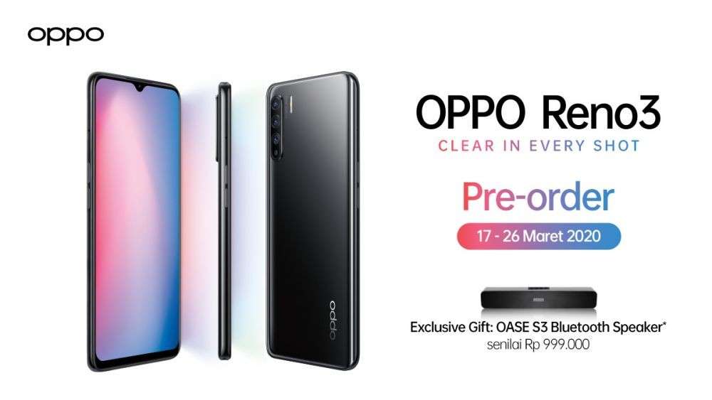 Resmi Rilis di Indonesia, Ini Spesifikasi dan Harga Oppo Reno3!