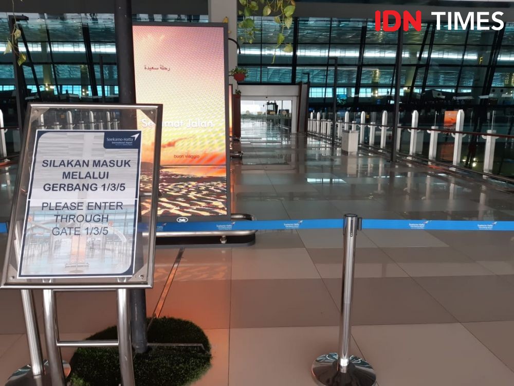 PSBB Tangerang Raya, Bandara Soetta Siapkan Minimum Operation