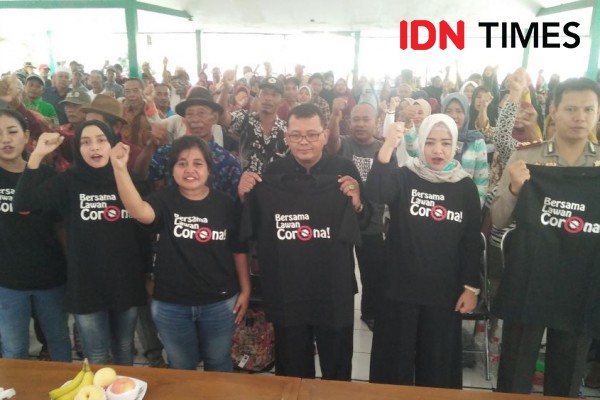 Warga Tegal Deklarasi Kampanye Bersama Lawan Corona