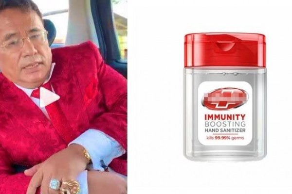 Kocak, 10 OOTD Hotman Paris yang Senada Warna Hand Sanitizer
