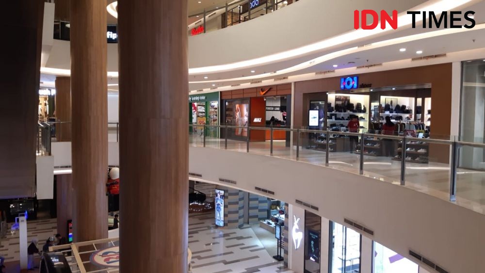 Begini Kondisi Sejumlah Mall di Palembang saat Masa Social Distancing