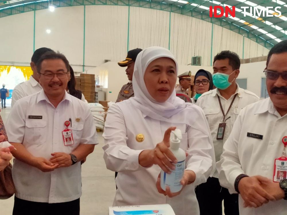 Pabrik Masker di Jombang Mampu Produksi 300 Ribu Lembar Tiap Hari