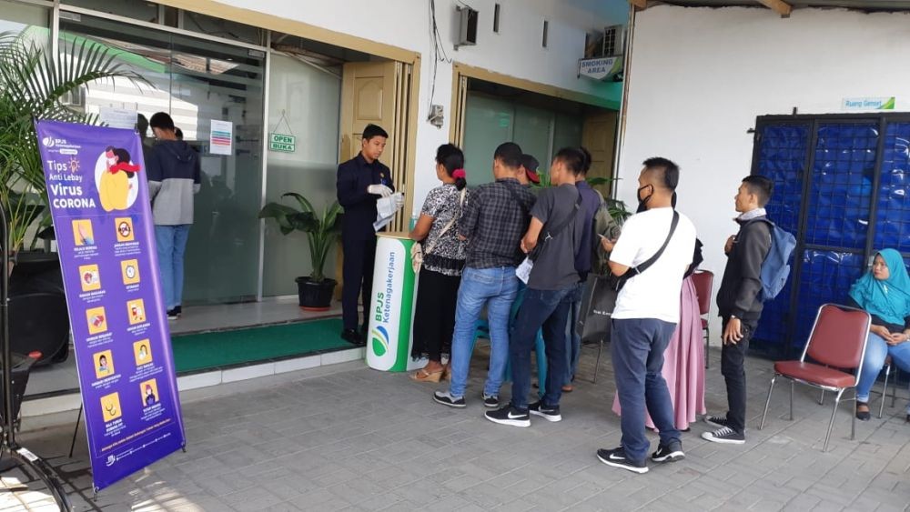 Antisipasi Virus Corona, BPJamsostek Binjai Galakkan Cuci Tangan 