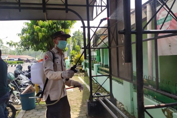 Personel Terbatas, Penyemprotan Disinfektan di Purbalingga Bertahap