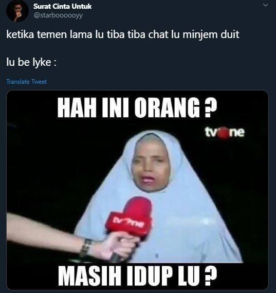 10 Meme Ini Sindir Kebiasaan Orang Kalau Minjem Duit Kamu Ngerasa