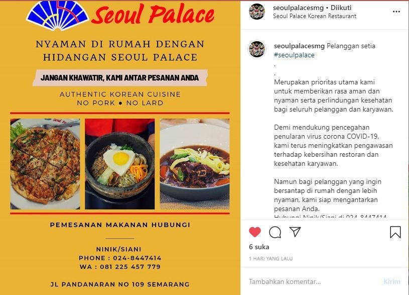 5 Resto Mewah di Semarang yang Bisa Diorder Online, Mulai Rp15 Ribu