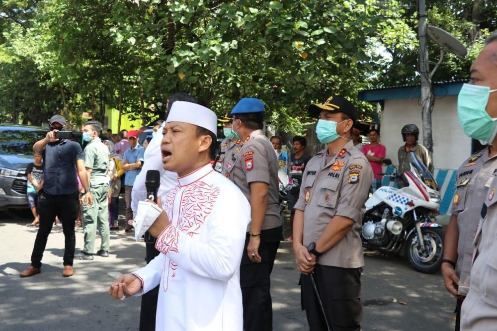 Orang Misterius Bakar Mimbar Masjid Raya Makassar