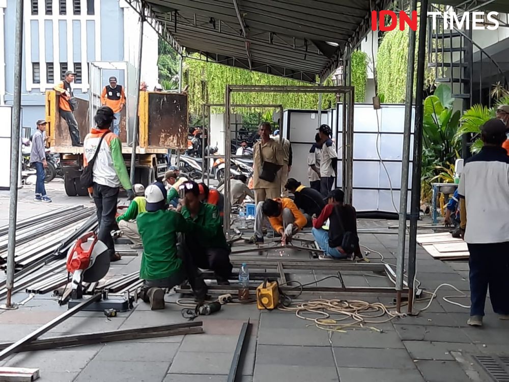 Pemkot Surabaya Buat Sterilization Tunnel Sendiri, Sehari Jadi 10 Unit