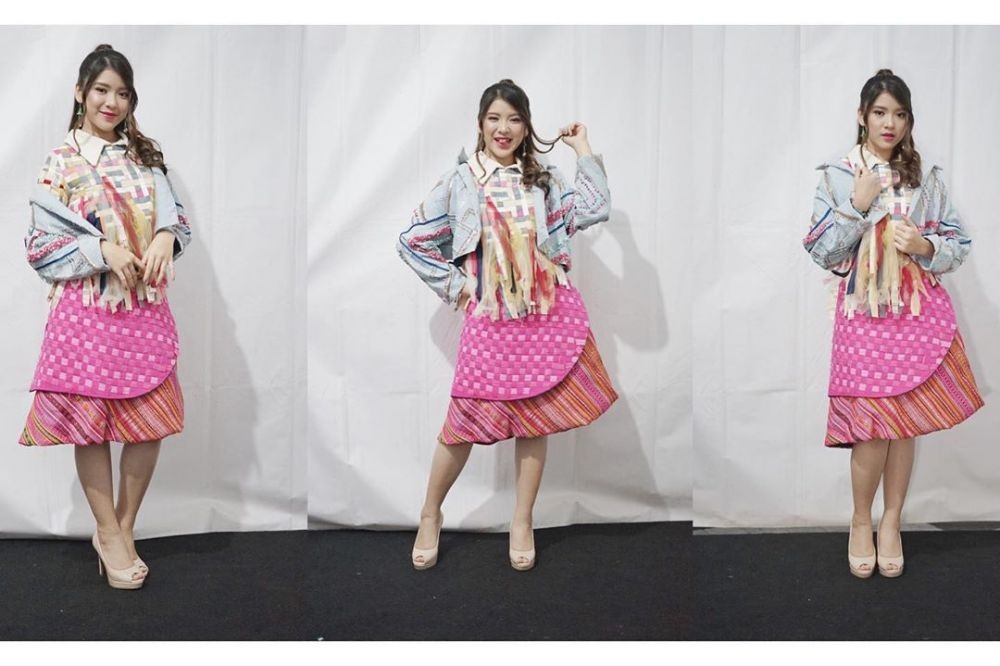 Makin Mirip Idol Kpop, 10 Foto Tiara Idol dengan Rambut Pirangnya
