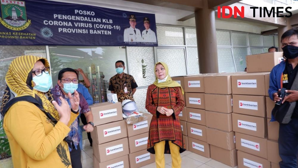 Kadinkes Banten Akui Ikut Naikkan Harga Masker Jadi Rp220 Ribu