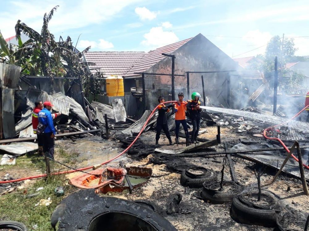 Satu Rumah Ludes Dilalap si Jago Merah di Balikpapan